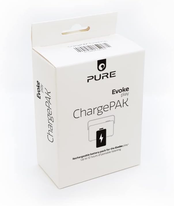 Pure Evoke Play portables Musiksystem für innen und aussen DAB+/UKW Radio & Evoke Play ChargePAK wie
