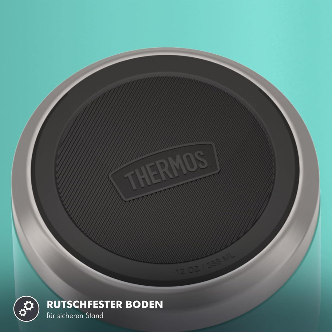 Thermos ICON Kids Thermobehälter für Essen 0,35l, türkis, seafoam, Edelstahl, absolut dicht, hält Sp