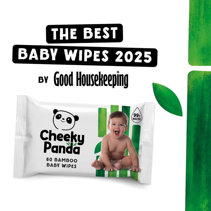 The Cheeky Panda Baby Feuchttücher Bambus | 720 Eco Tücher | Sanft Und Weicher | Baby Erstausstattun