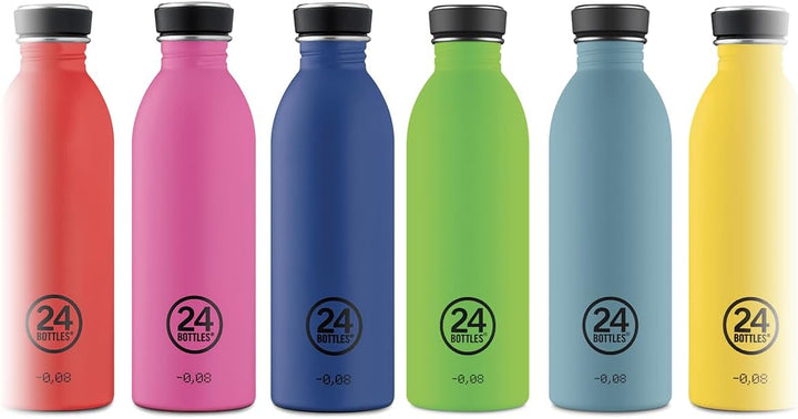 24 Bottles Urban Bottle Trinflasche aus lebensmittelechtem Edelstahl in der Farbe Stone Dusty Pink,