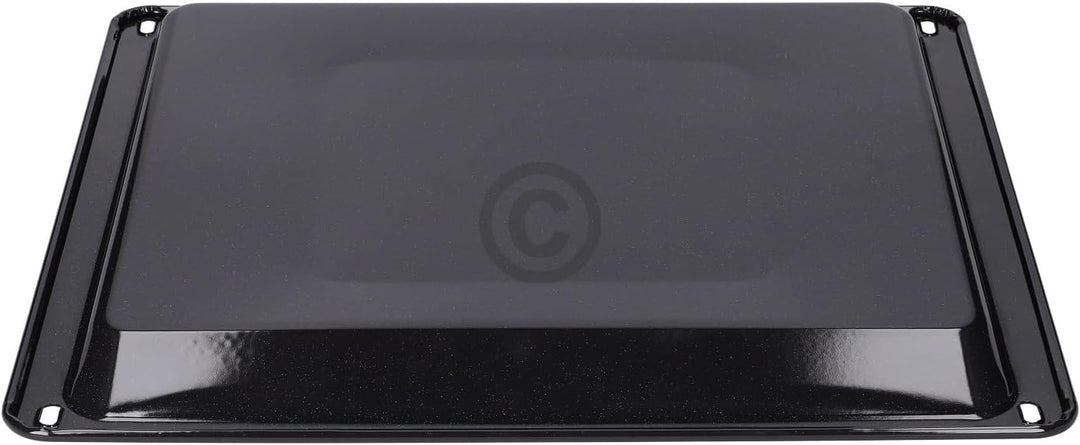 Backblech kompatibel mit Zanussi 3531939233 emailliertes Bleck für Backofen Dampfgarer 422x370x23 mm