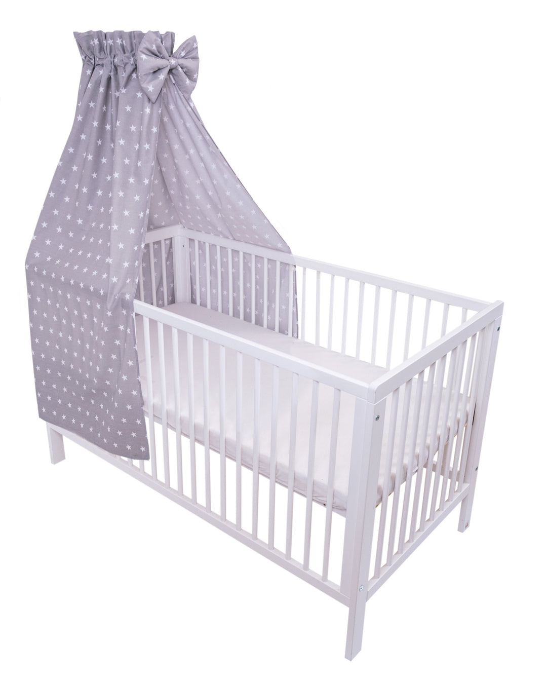 Amilian Baldachin für Babybett, Vollstoffhimmel 100% Baumwolle (Made in EU) Betthimmel für Baby Zimm