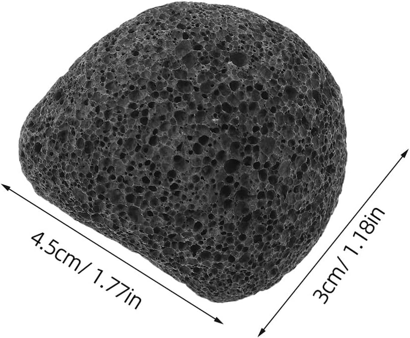 Lavasteine 1200g Natürliche Schwarze Vulkansteine 3-5cm Kaminsteine für Feuerstelle Dekorative Garte