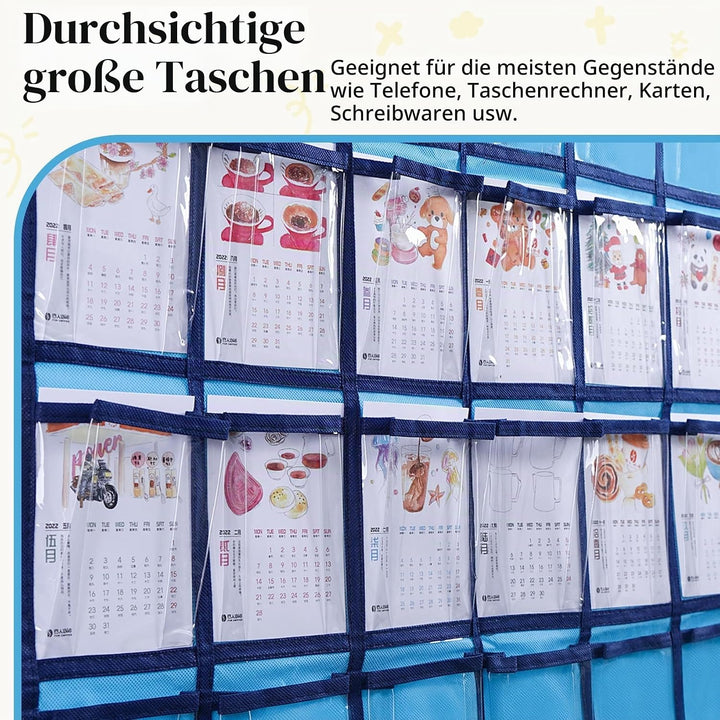 SAVORLIVING Organizer zum Aufhängen über der Tür, Handy, zum Aufhängen, Klassenzimmer, Diagramm, Wan