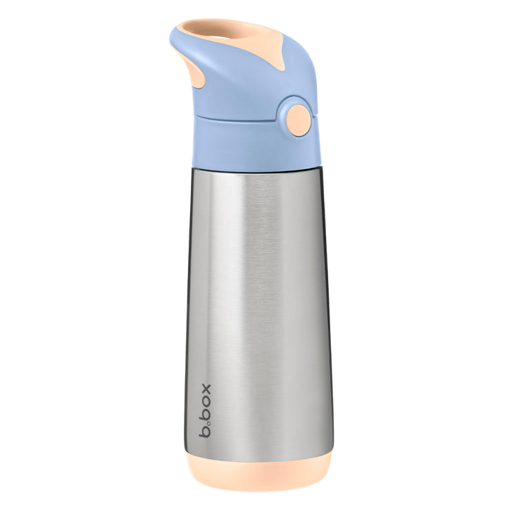 b.box Thermoflasche, Thermosflasche, haltbar, 500 ml Feelling Peachy Trinkflasche aus Edelstahl, iso