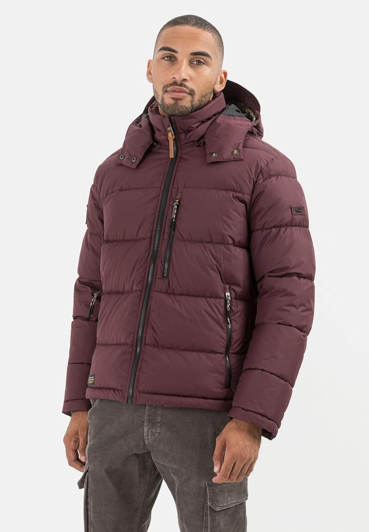 camel active Herren 420224/8e75 Jacket 36 Dunkelbraun, 36 Dunkelbraun