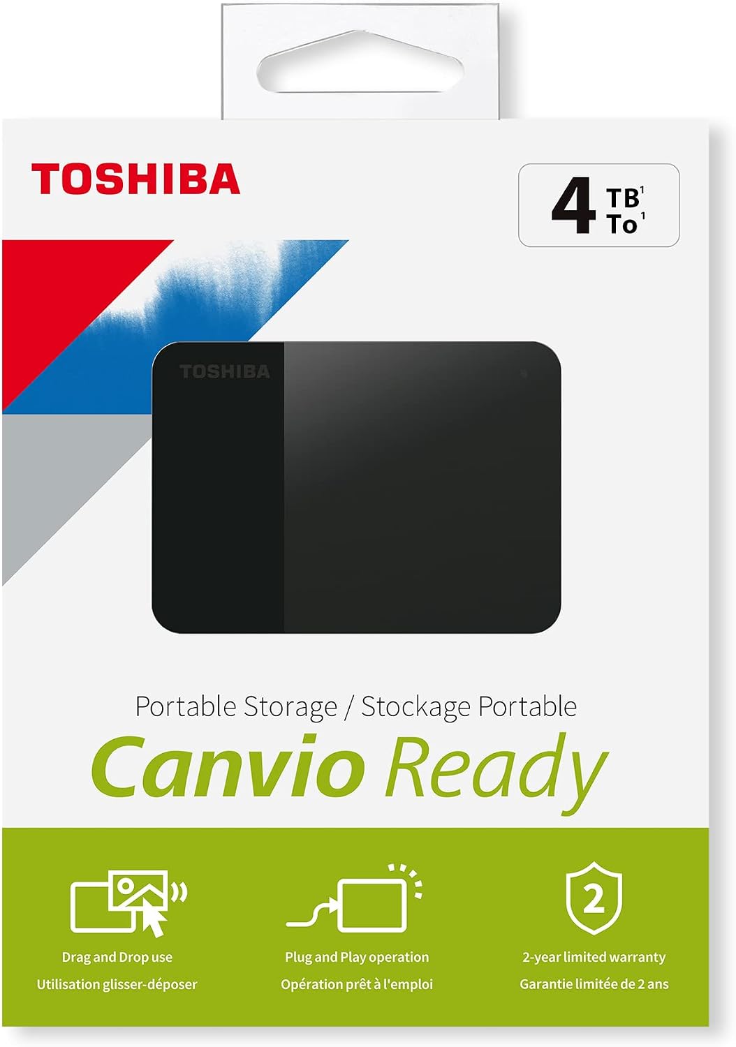 Toshiba Canvio Ready 1TB black 2.5" - Festplatte - 2,5"