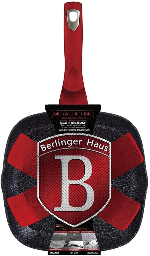 Berlingerhaus Burgunder Grillpfanne 28cm