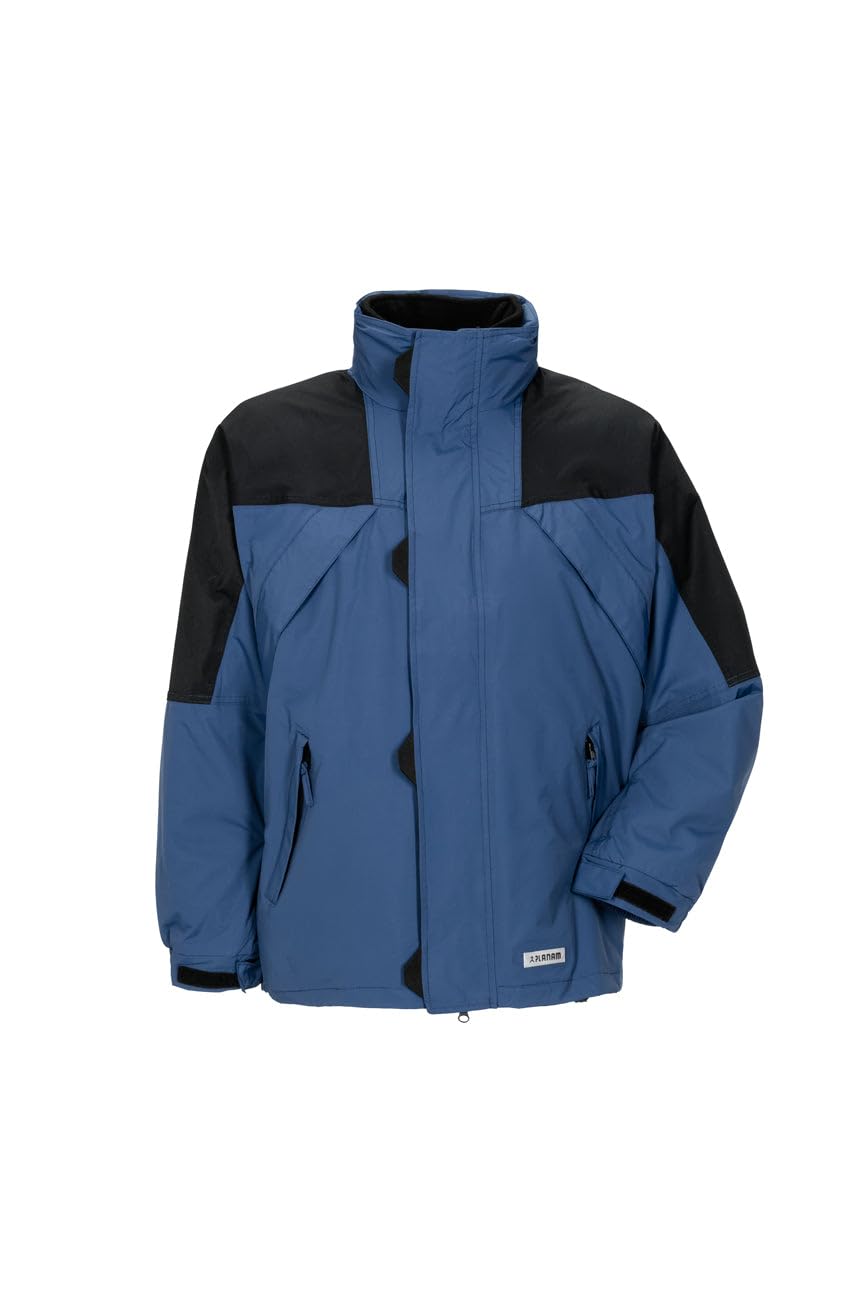 Planam Redwood Jacket Red/Black 3XL AMPORABLAU/SCHWARZ, 3XL AMPORABLAU/SCHWARZ