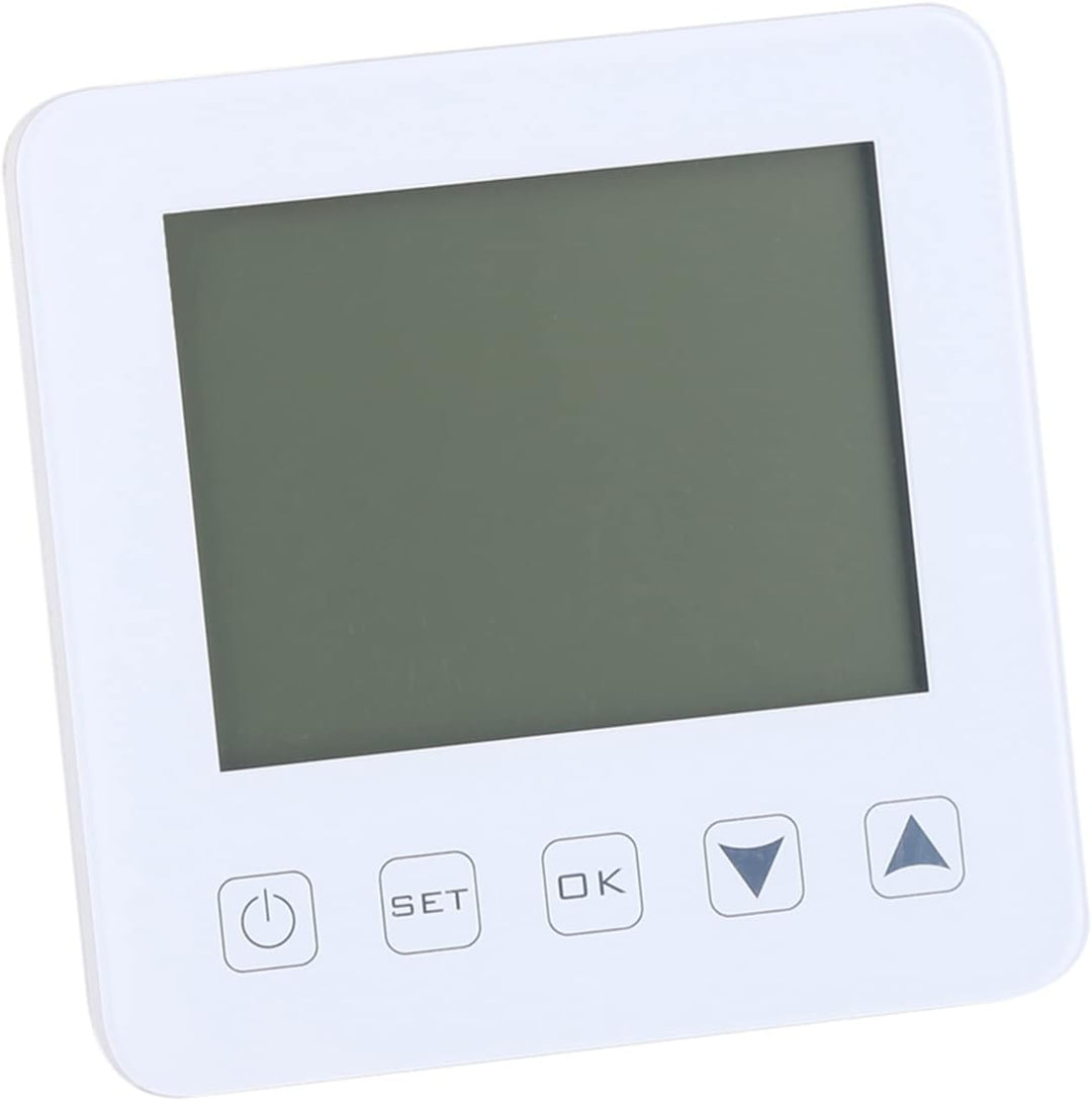 FTVOGUE Programmierbarer Thermostat, 16 A LCD-Display Digital Thermostat für elektrische Heizung Rau