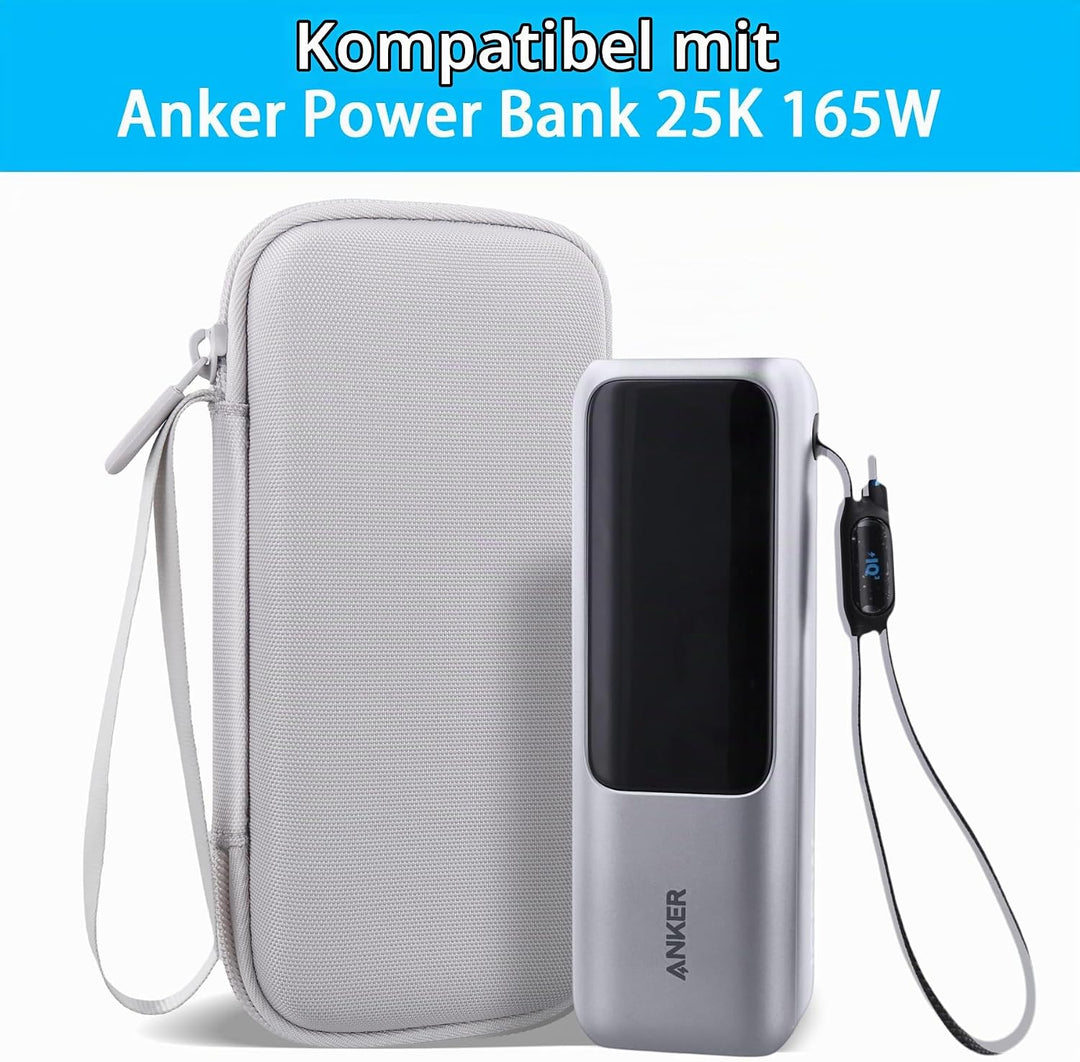 co2CREA Hart Tragbare Schutzhülle Etui Tasche für Anker Laptop Powerbank 25000mAh 165W Powerbank Tra
