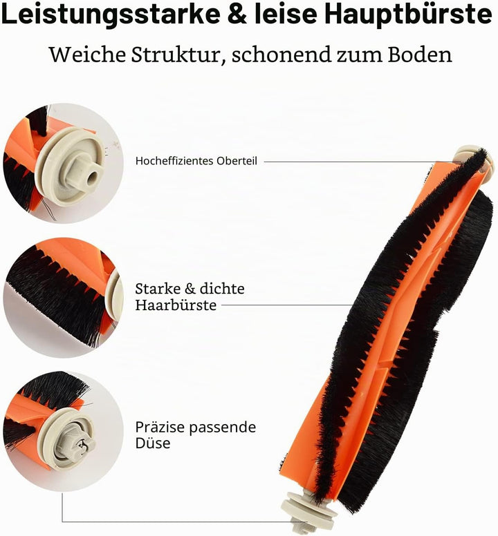 GreeSuit Filter Wischmopp Ersatzteile Zubehör Set Kompatibel für Dreame Bot W10/W10 Pro Staubsauger,