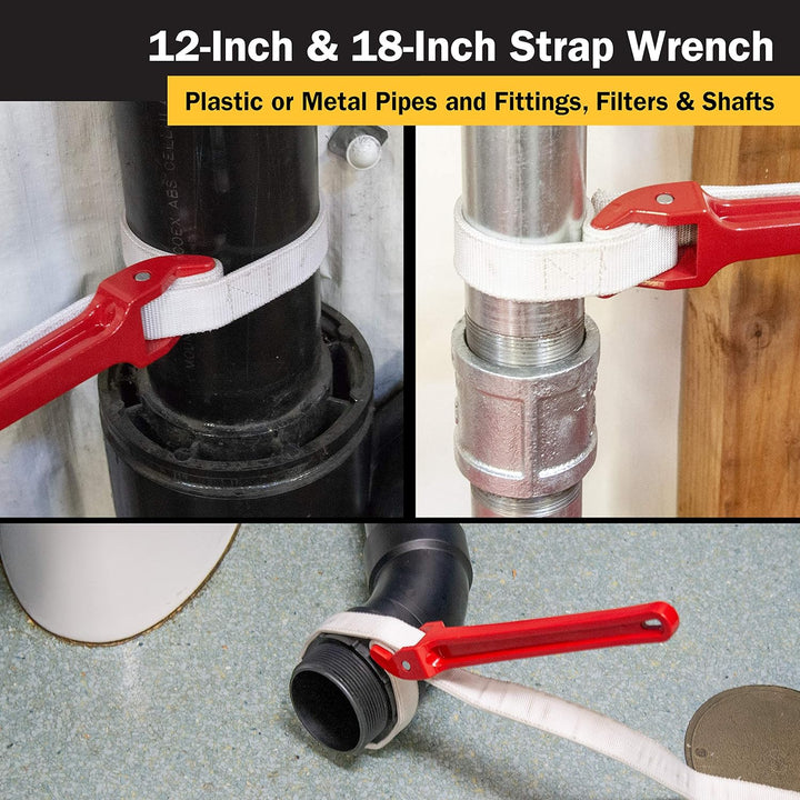Titan 21315 30,5 cm Gurtschlüssel, 30,5 cm Griff 12" Handle, 12" Handle