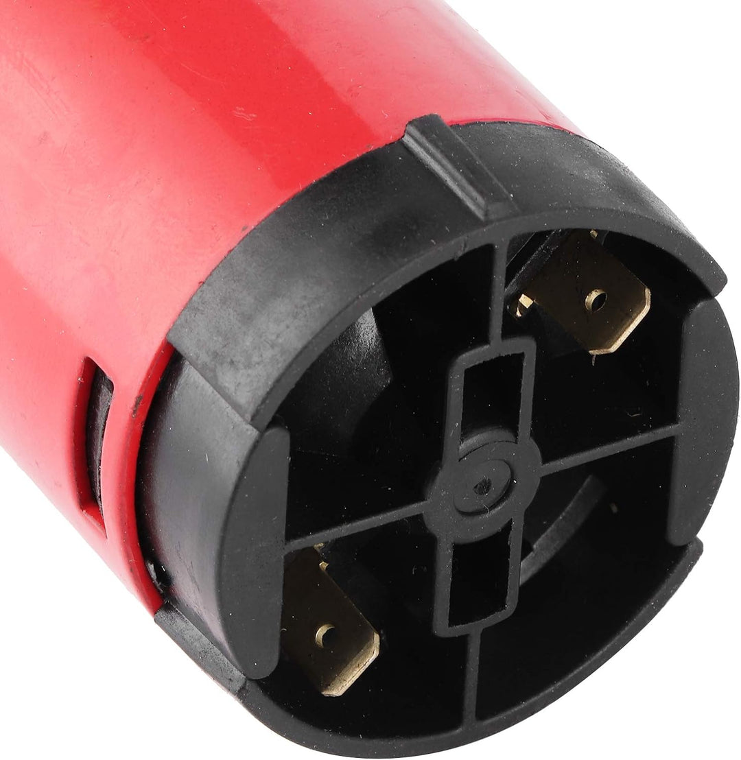 KIMISS 12V 178dB Air Horn Lauter Klang Doppeltrompete mit Luftkompressor für Auto, Motorrad, Boot, L