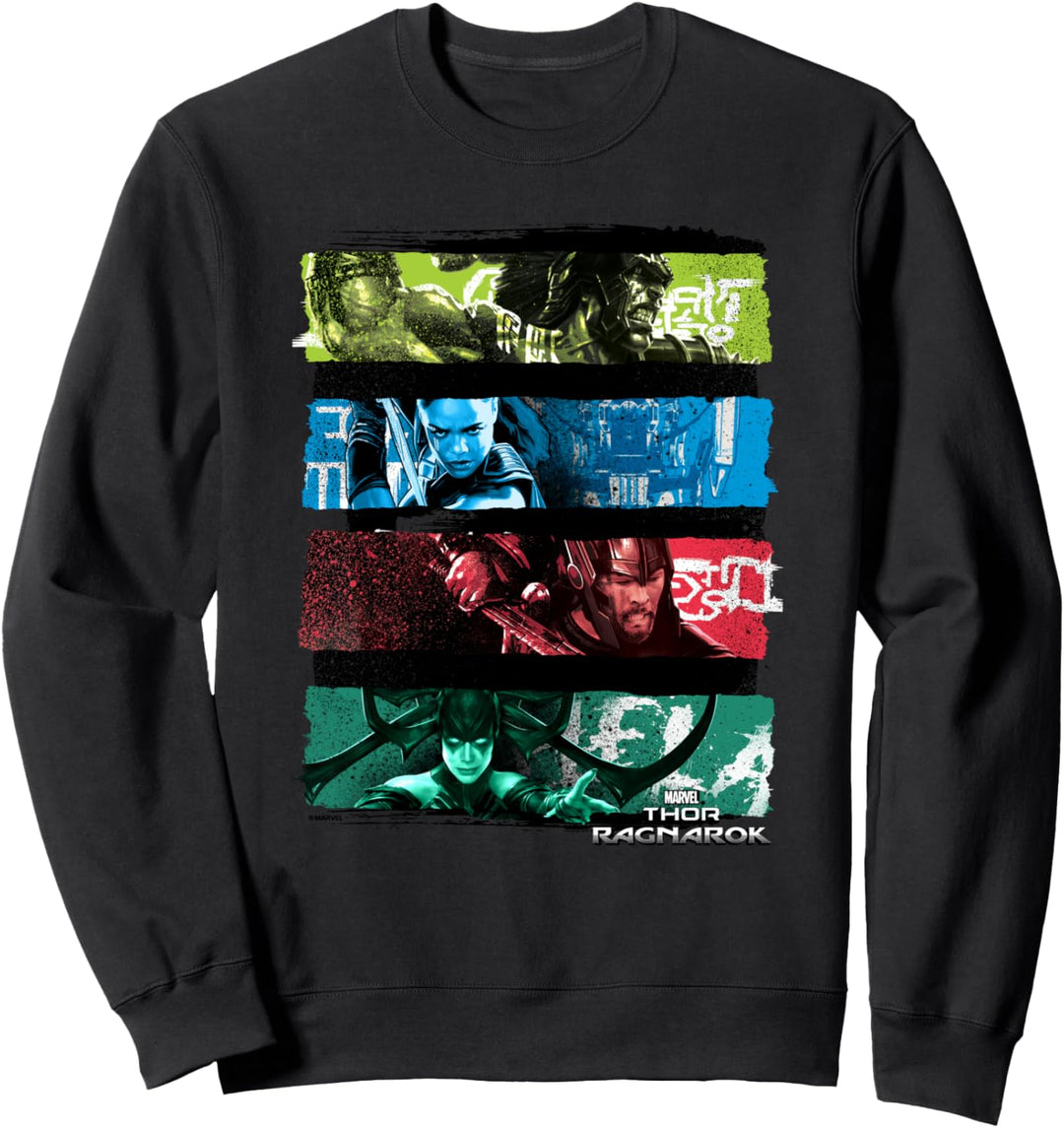 Marvel Thor: Ragnarok Character Panels Sweatshirt