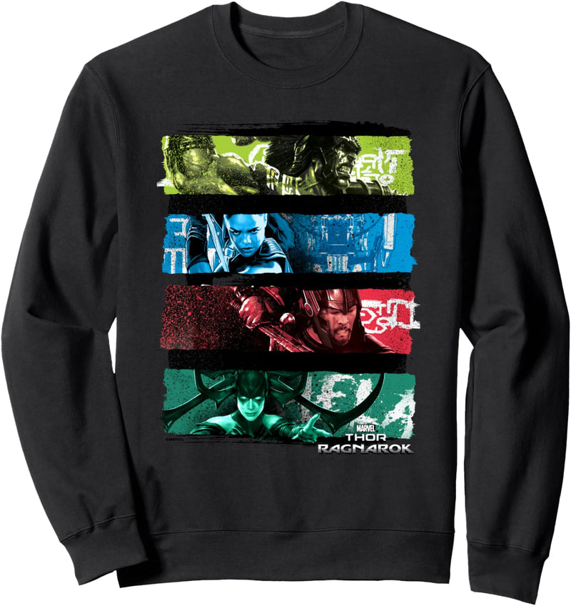 Marvel Thor: Ragnarok Character Panels Sweatshirt