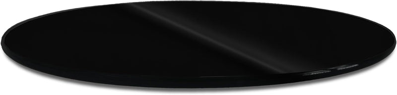 iomangio® Glasplatte Rund Ø 70cm Durchmesser Schwarz - Glasscheibe aus gehärtetem ESG Glas 8mm Dick