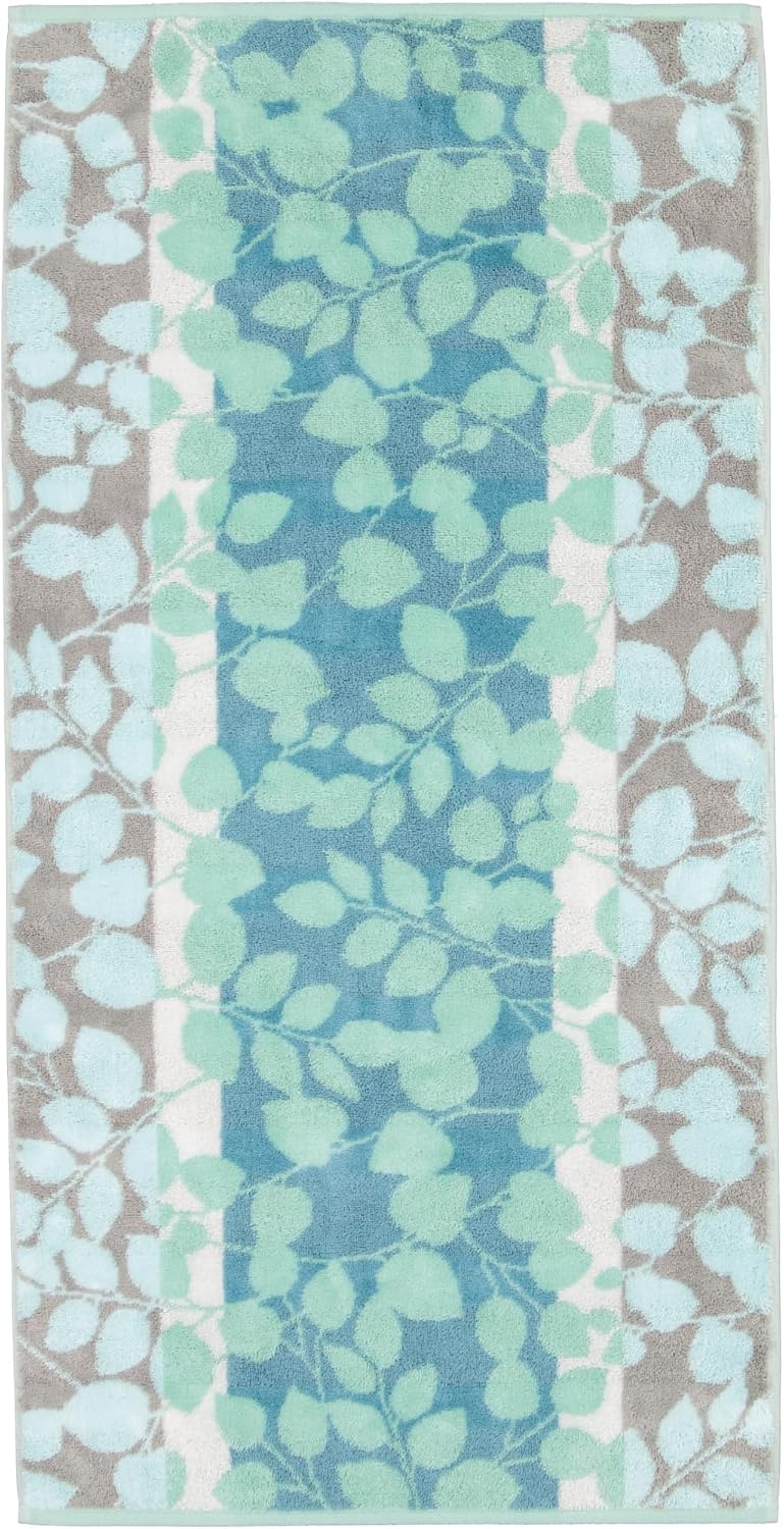 CAWÖ Home Handtücher Noblesse Harmony Floral 1086 Jade - 47 Duschtuch 80x160 cm, Duschtuch 80x160 cm
