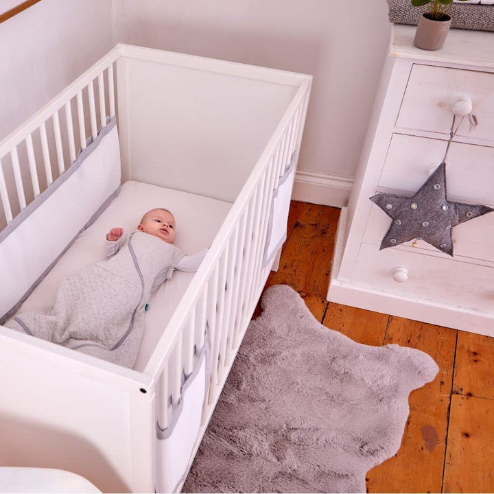 Purflo Atmungsaktive Nestchen,sichere Alternative zu traditionellen Babybettumpern,maschinenwaschbar