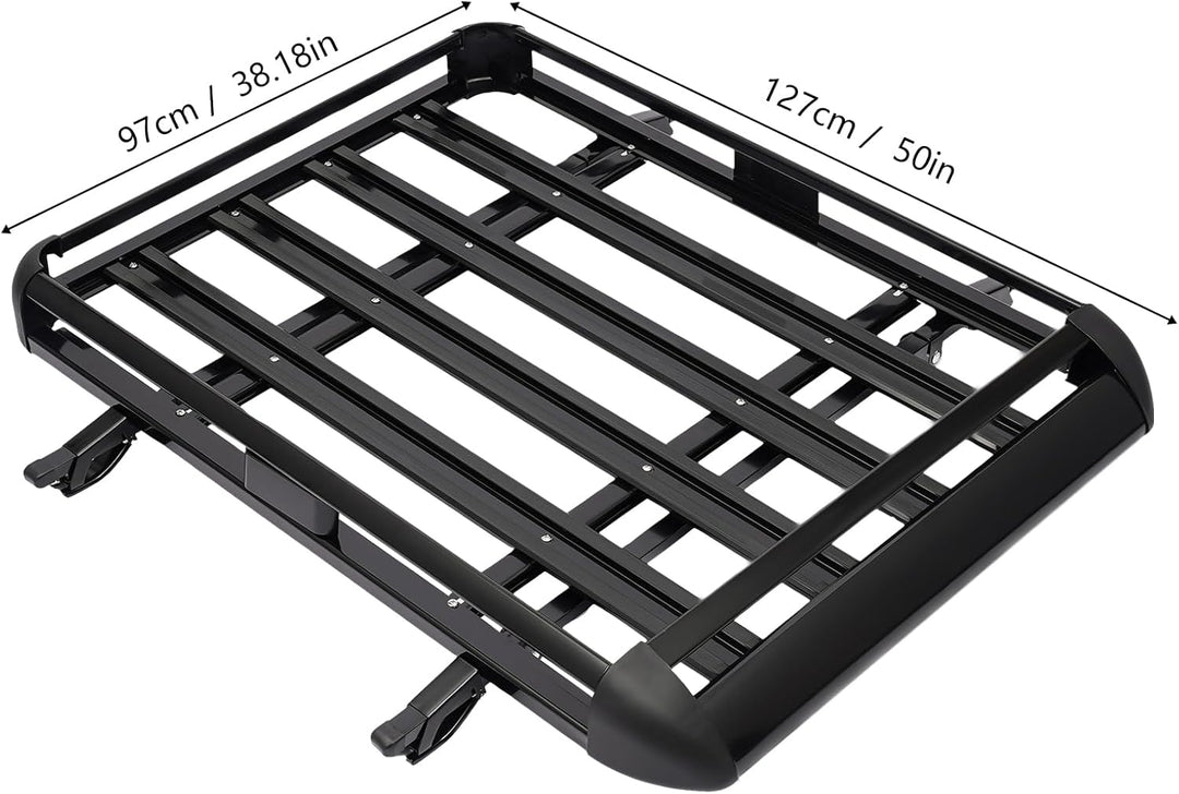 Auto Aluminium Korb Dachgepäckträger Dachträger Korb Fracht Relingträger Dachkorb Auto Gepäckkorb Sc