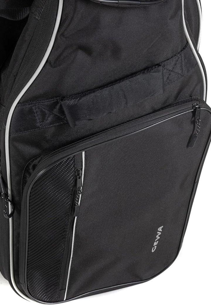 GEWA Gitarren Double Gig-Bag Prestige 25mm 2 E-Bässe, stabiler Komfortgriff, zusätzlicher Frontgriff