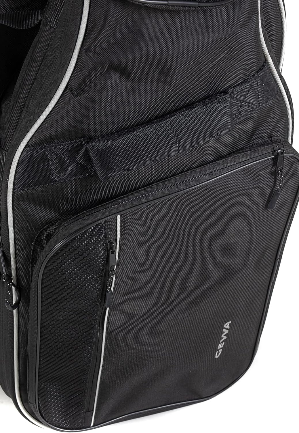 GEWA Gitarren Double Gig-Bag Prestige 25mm E-Gitarre/E-Bass, stabiler Komfortgriff, zusätzlicher Fro