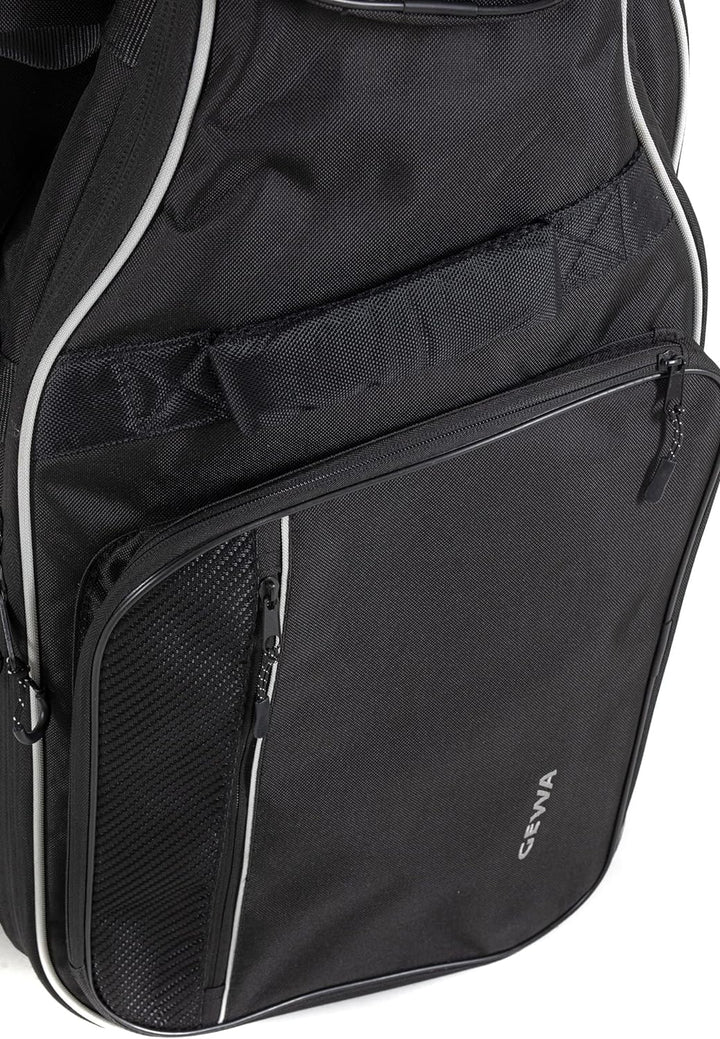 GEWA Gitarren Double Gig-Bag Prestige 25mm E-Gitarre/E-Bass, stabiler Komfortgriff, zusätzlicher Fro