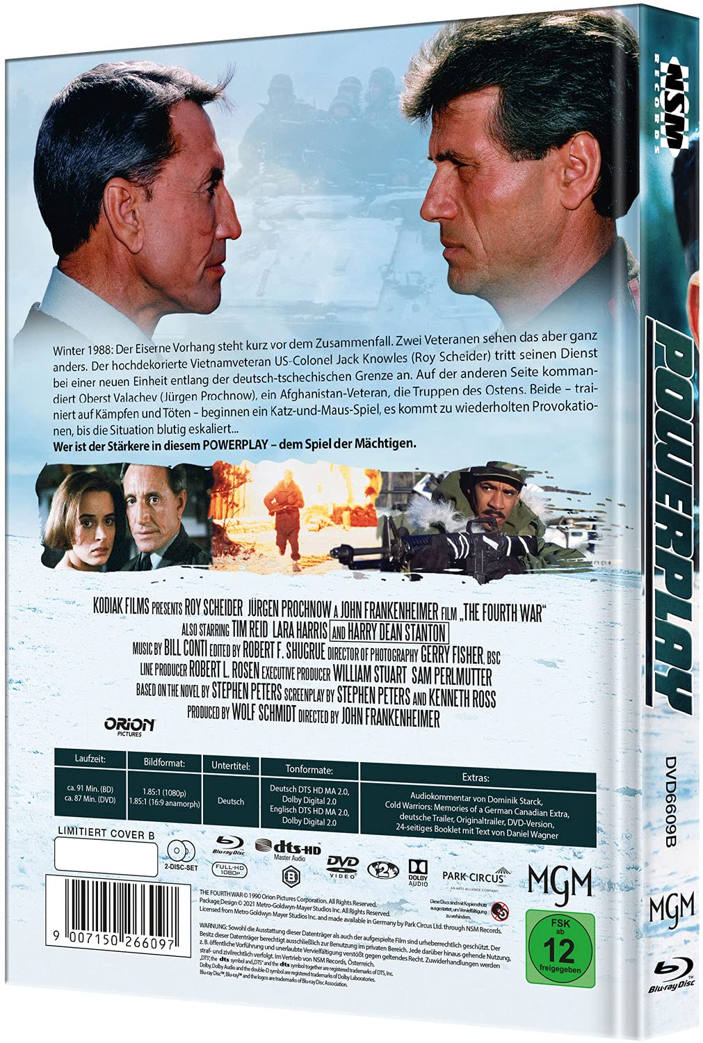 Powerplay - The Fourth War uncut - limitiertes Mediabook Cover B, Blu-ray