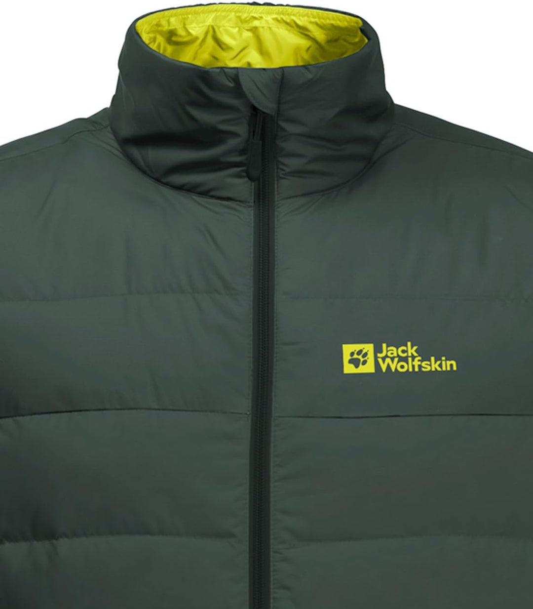 Jack Wolfskin Herren Ather Down Jkt M Daunenjacke S black olive / firefly, S black olive / firefly