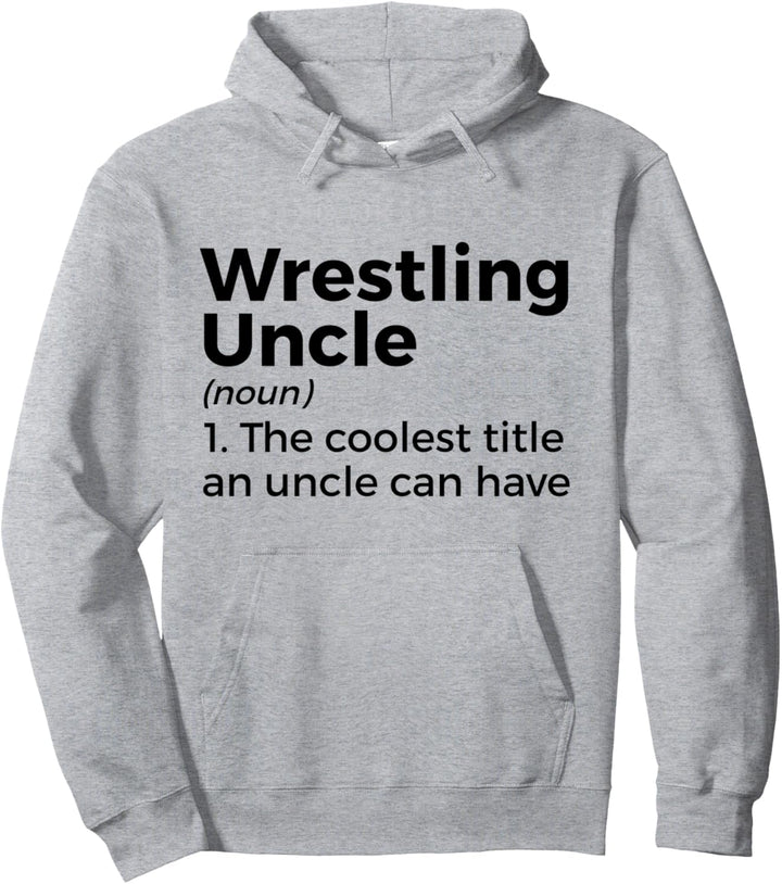 Definition von Wrestling-Onkel Pullover Hoodie