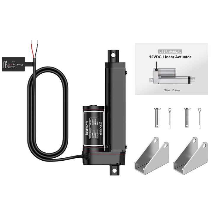 Justech 12V Linear Actuator Lineartechnik-Aktuatoren Lineartechnik 1000N/225LBS 100mm/4in Linearantr