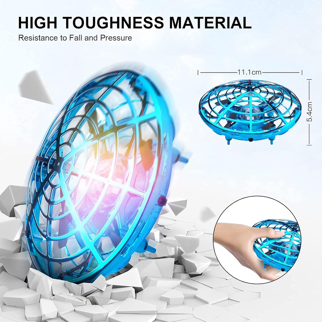 New Drones à Main, Mini-Drone UFO Mains Libres hélicoptère à Induction Infrarouge Rotaion 360 °, Tél