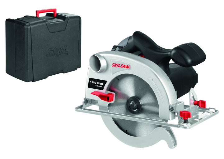 Skil Handkreissäge 5265 AD (1.250W, 65mm, mit hartmetallbestücktes Sägeblatt, Parallelanschlag und K