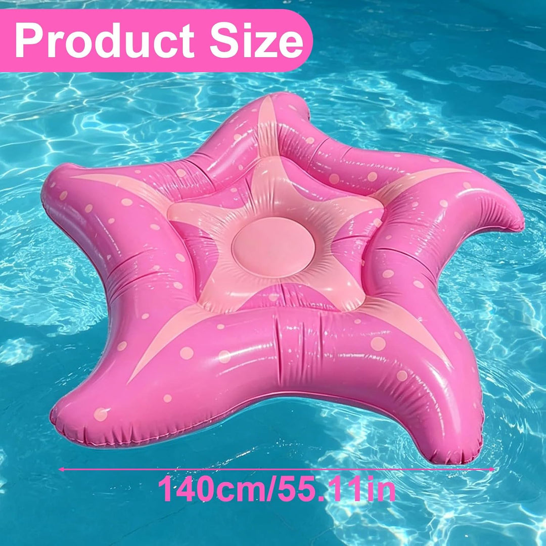 Luftmatratze Pool Seestern 150cm, Hängematte Pool Spielzeug Erwachsene Luftmatratze Wasser, Schwimml