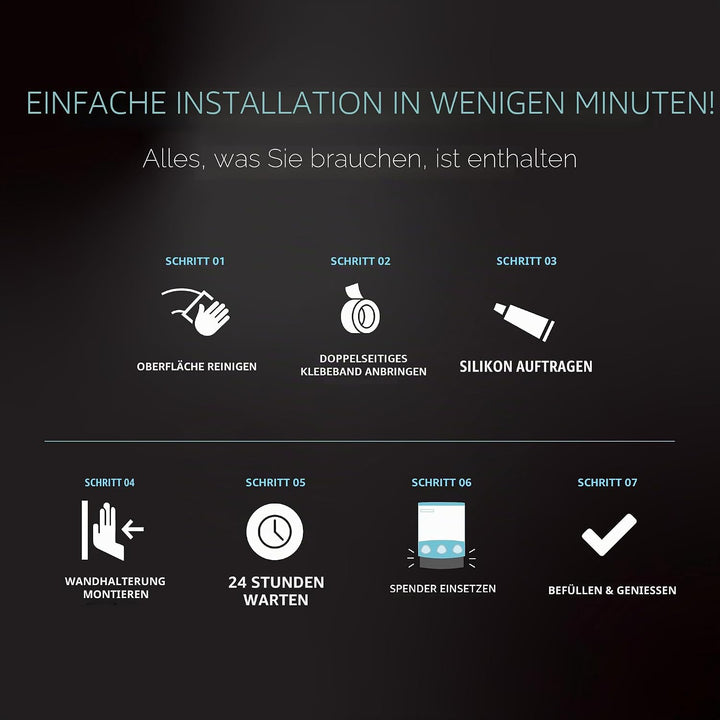 Better Living Seifen-, Duschgel- und Shampoo-Spender, in Chrom-Finish, ABS-Kunststoff, weiss, 3-Cham