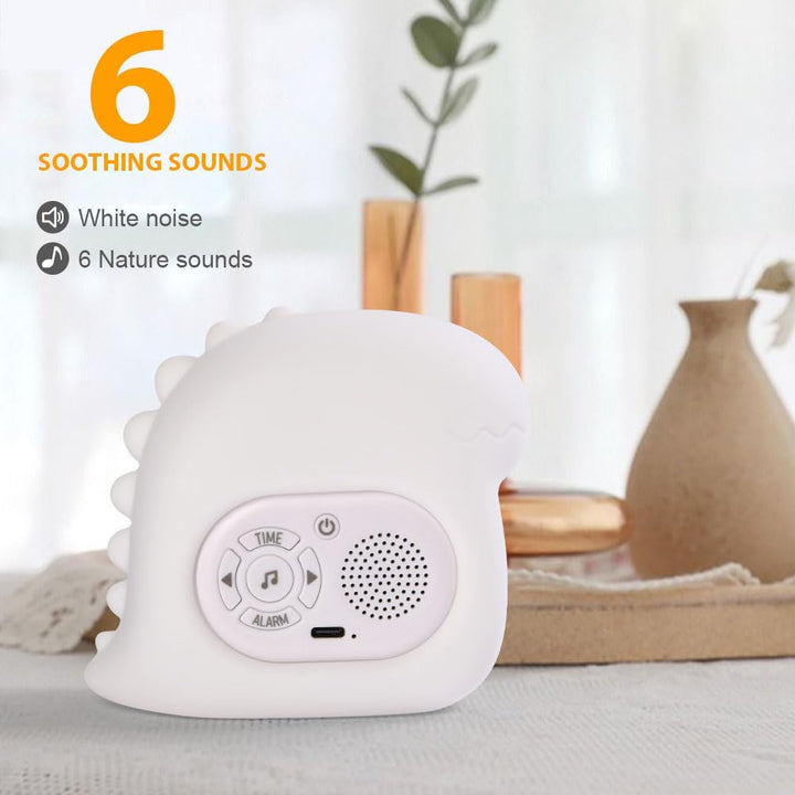 HOTUT Kinder Lichtwecker,Schlaftrainer Kinder mit Nachtlichtern,6 White Noise Kinderwecker,Digitaler