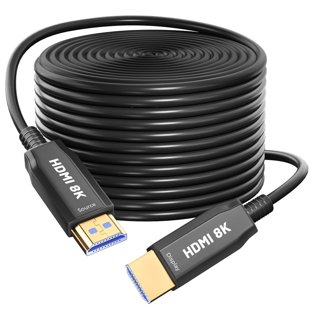 8K25M HDMI Glasfaserkabel 48Gbps Super hohe Geschwindigkeit AOC Lichtleitkabel 2.1 Kabel HDR eARC Do