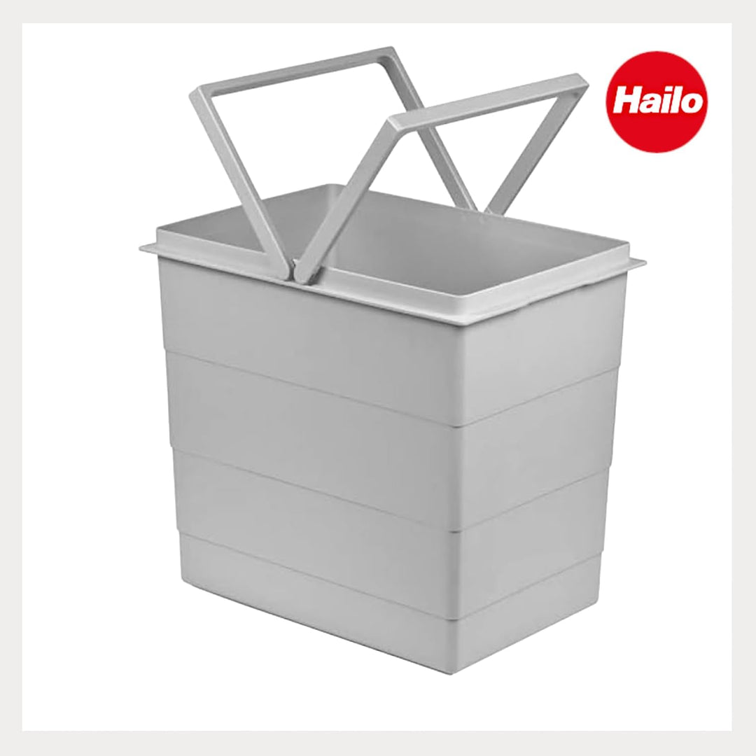 Hailo Inneneimer 1093479 | 18 Liter Doppelhenkel | Abfalleimer Einsatz für Raumspar Tandem/Rondo | K
