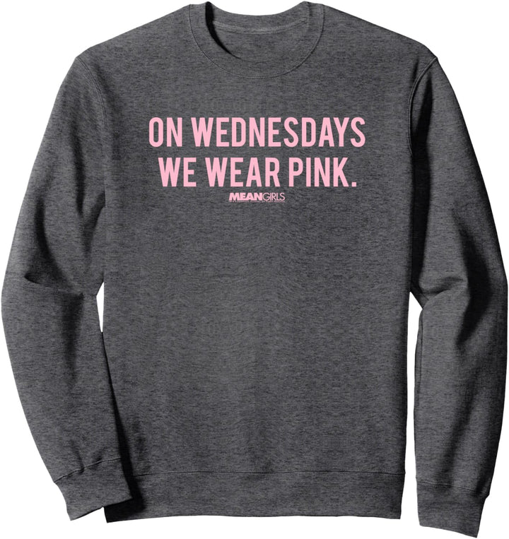 Mean Girls Wednesday Is Pink Day Simple Sweatshirt