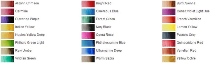 Sennelier - Aquarellfarbe - Set mit 24 halben Naepfchen 1 Stück (1er Pack) beige, 1 Stück (1er Pack)