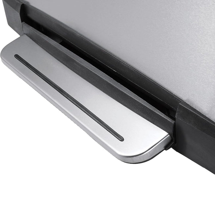 EKO E-Cube Tretmülleimer 40L Edelstahl (34.5 x 40,3 x 65 cm, Dämpfer-System, Fingerabdruck frei, Sta