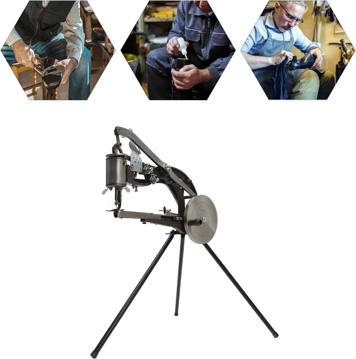 Schuhreparaturmaschine Manuell Schuhmacher Metall Sattle Spezial Nähmaschine Handnähmaschine 360° St