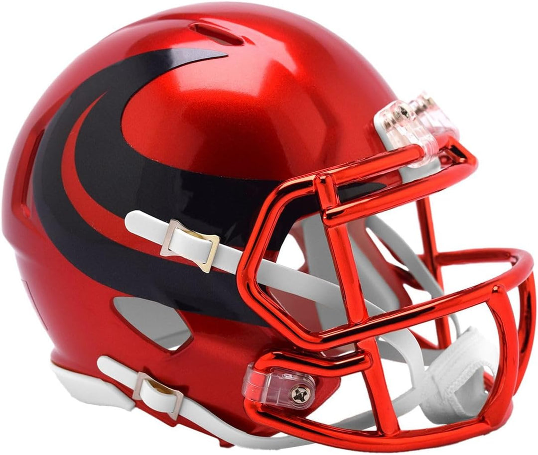 NFL Houston Texans rot Alternate Mini Helm Speed Footballhelm