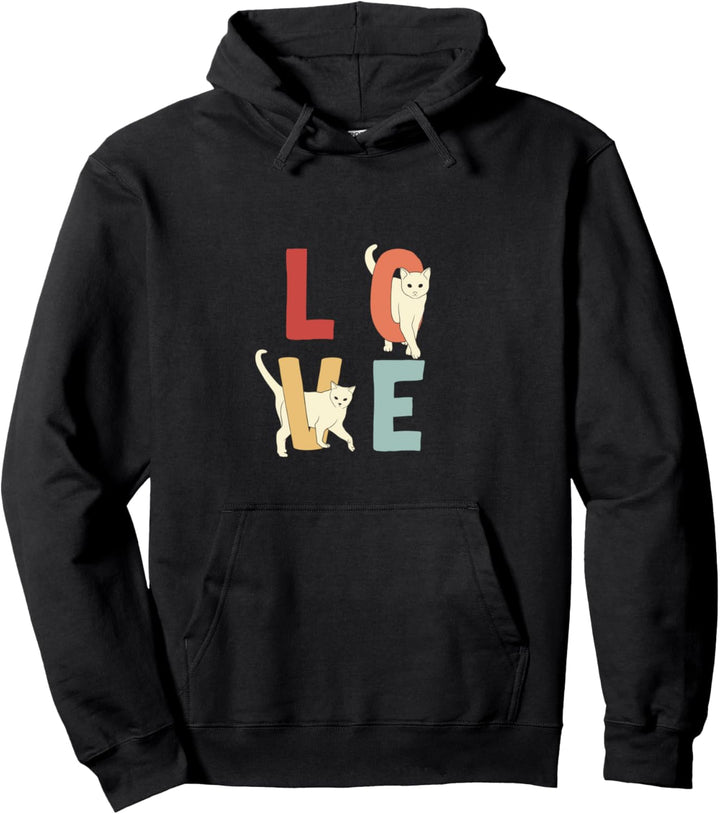 Cat Love Pullover Hoodie