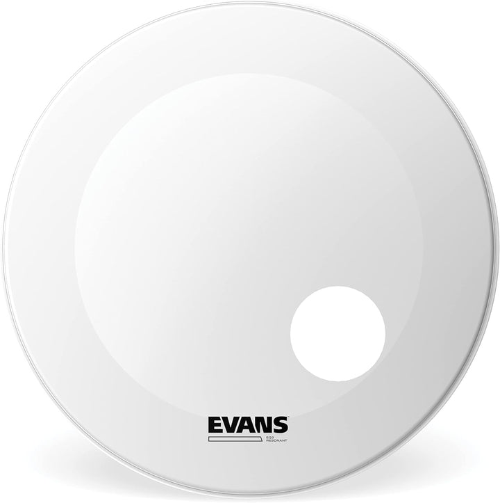 Evans BD18RGCW Resonanzfell für Bassdrum 45,7 cm (18 Zoll) Loch 12,7 cm (5 Zoll) weiss 18 inch, 18 i