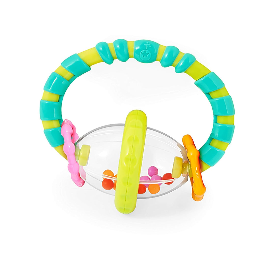Bright Starts, Little Shakers 6 Stück Geschenk-Set - BPA-freie, leicht zu greifende Baby-Rasseln und