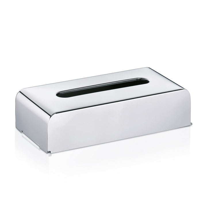 Kela 22860 Kosmetiktuchbox mit Wandhalterung, 27x 12,5X 7cm, Edelstahl 18/10, Faber, Silber Glänzend