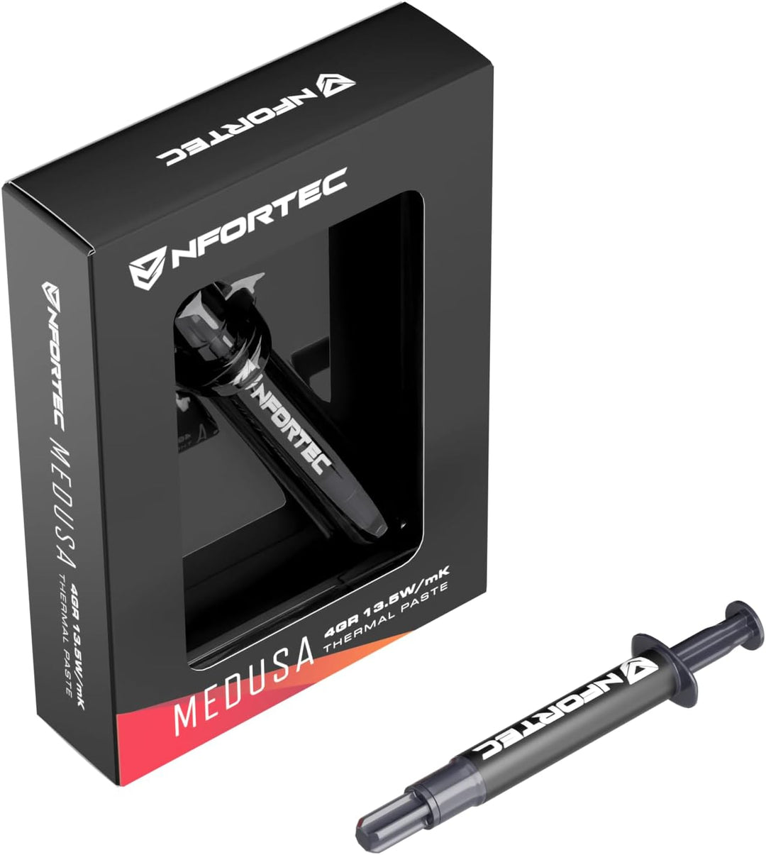 Nfortec Medusa Wärmeleitpaste, 4 g, zur Kühlung von Systemen mit Kühlkörper wie GPU oder CPU, hohe W
