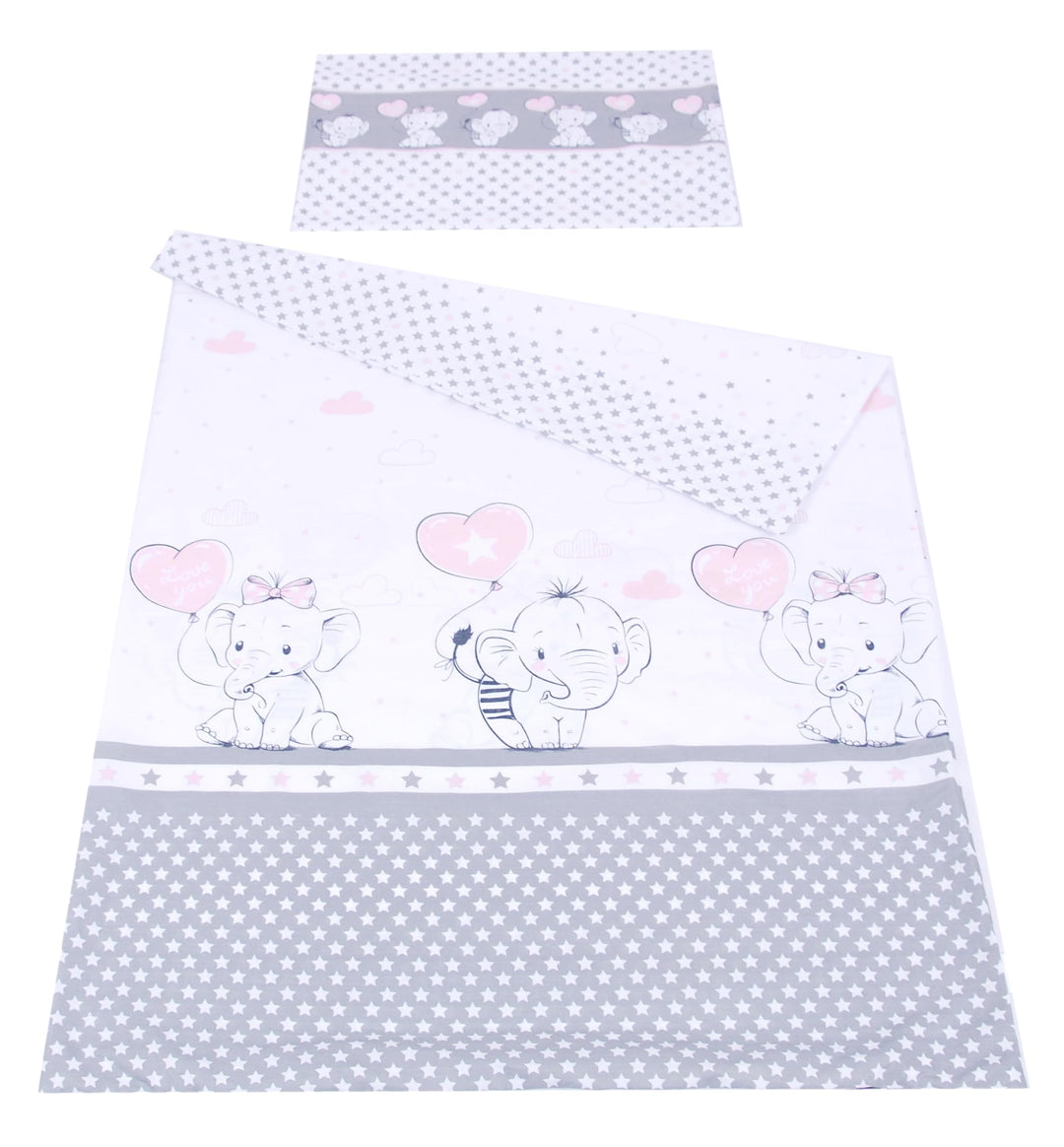 Babylux Bettwäsche Bezug 2 TLG. 100 x 135 cm Kinderbettwäsche Bettwäsche Bettset Babybettwäsche (112