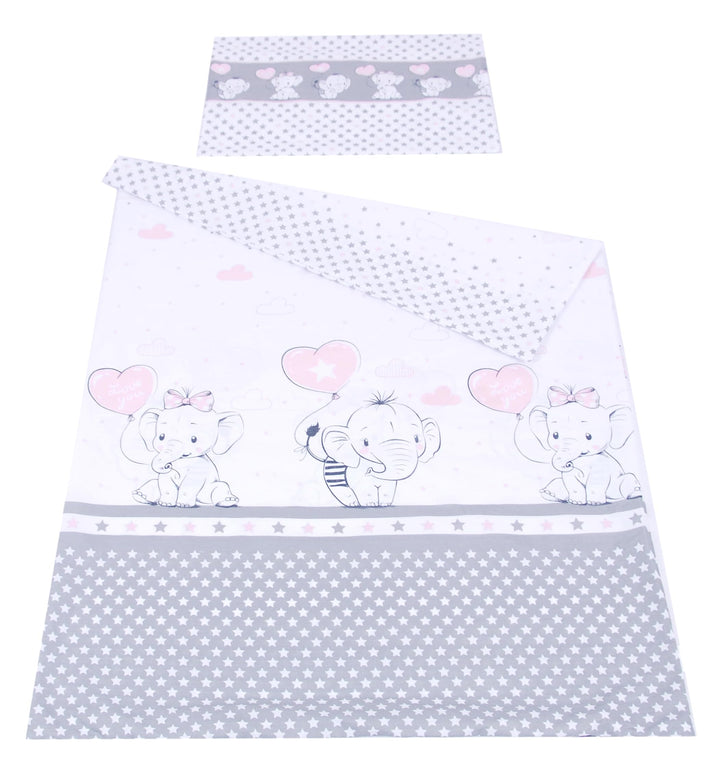 Babylux Bettwäsche Bezug 2 TLG. 100 x 135 cm Kinderbettwäsche Bettwäsche Bettset Babybettwäsche (112